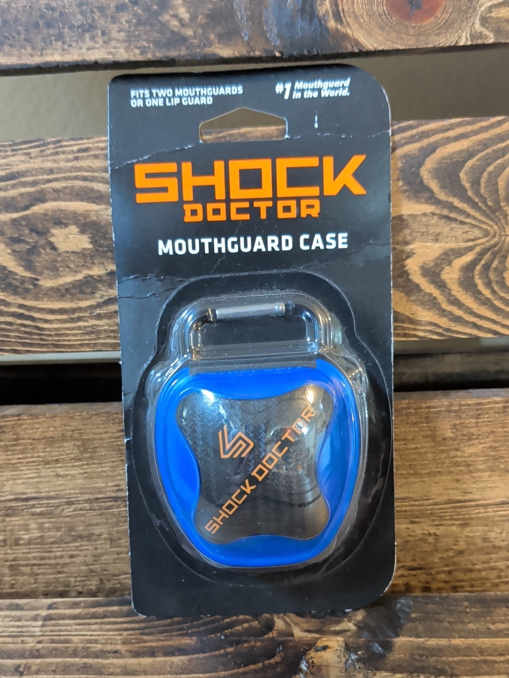 Shock Doctor Blue Mouthguard Case - Protective Storage